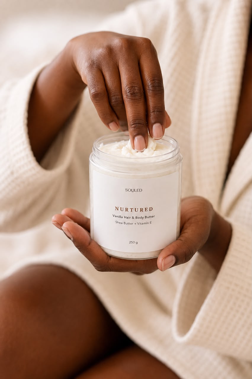 NURTURED vanilla hair and body butter ritual